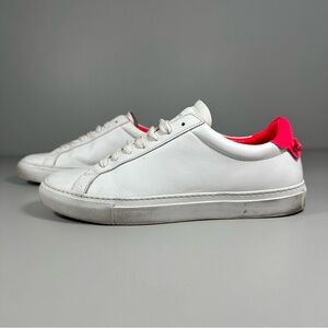 Givenchy White / Fuchsia Leather Urban Knots Low Top Sneakers